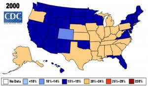 Obesity Map - 2000